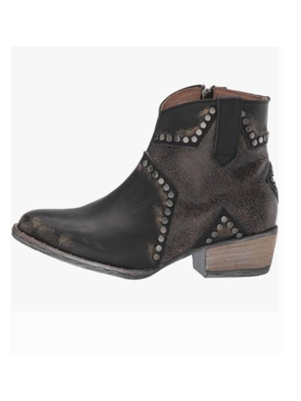Corral Boots Women's Black Star Inlay Studs Ankle Boots Size 6